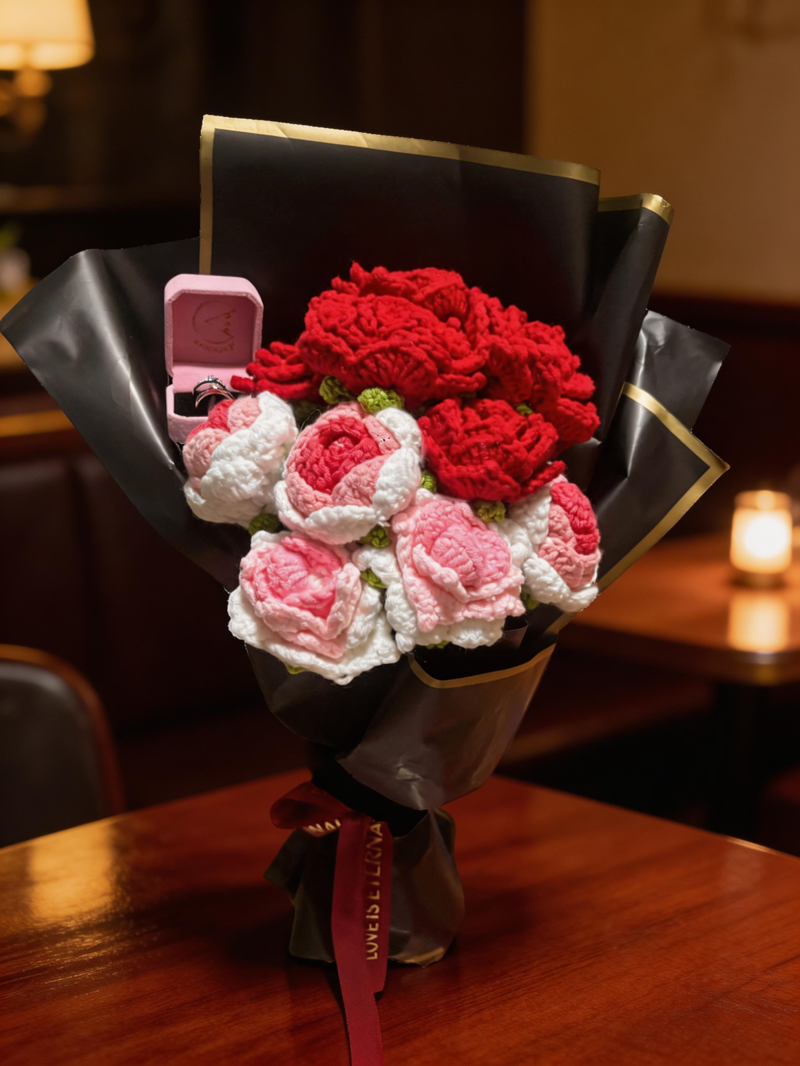 Knitted Flower Bouquet