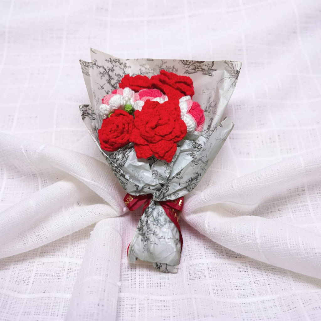 Knitted Flower Bouquet