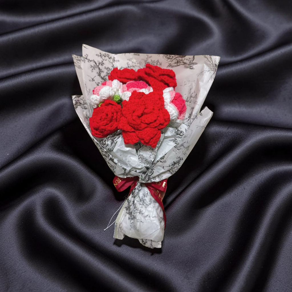 Knitted Flower Bouquet