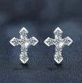Sparkle Cross Earrings