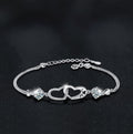 Interlocking Heart Bracelet